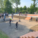 Skatepark de Conches-en-Ouche, zones kids, street et bowl